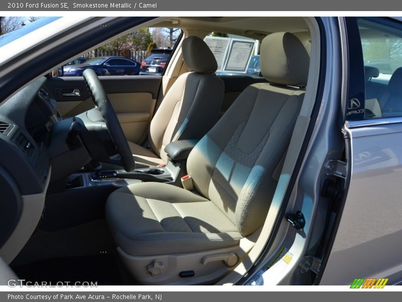Smokestone Metallic / Camel 2010 Ford Fusion SE