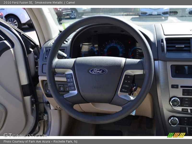 Smokestone Metallic / Camel 2010 Ford Fusion SE