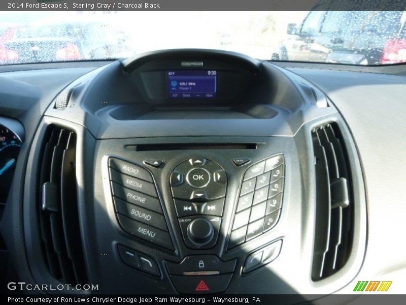 Sterling Gray / Charcoal Black 2014 Ford Escape S
