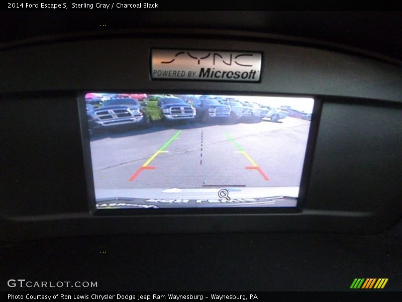 Sterling Gray / Charcoal Black 2014 Ford Escape S