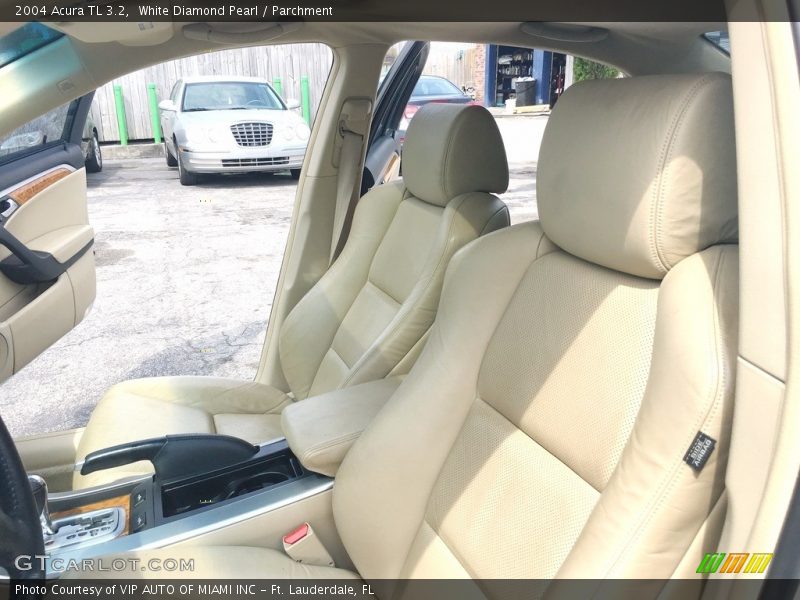 White Diamond Pearl / Parchment 2004 Acura TL 3.2