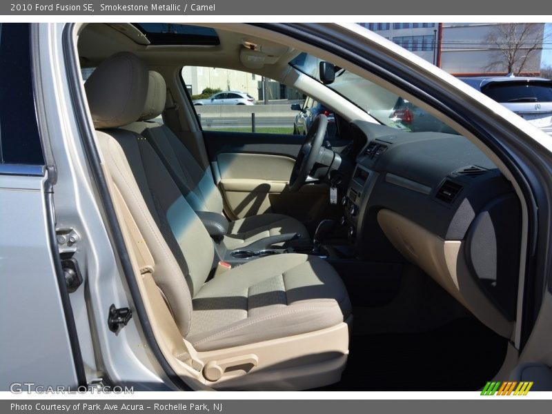 Smokestone Metallic / Camel 2010 Ford Fusion SE
