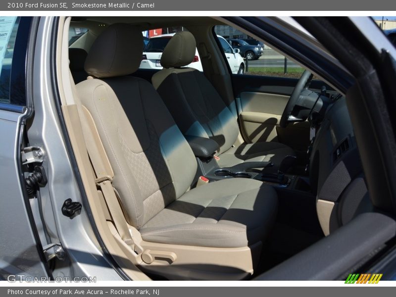 Smokestone Metallic / Camel 2010 Ford Fusion SE