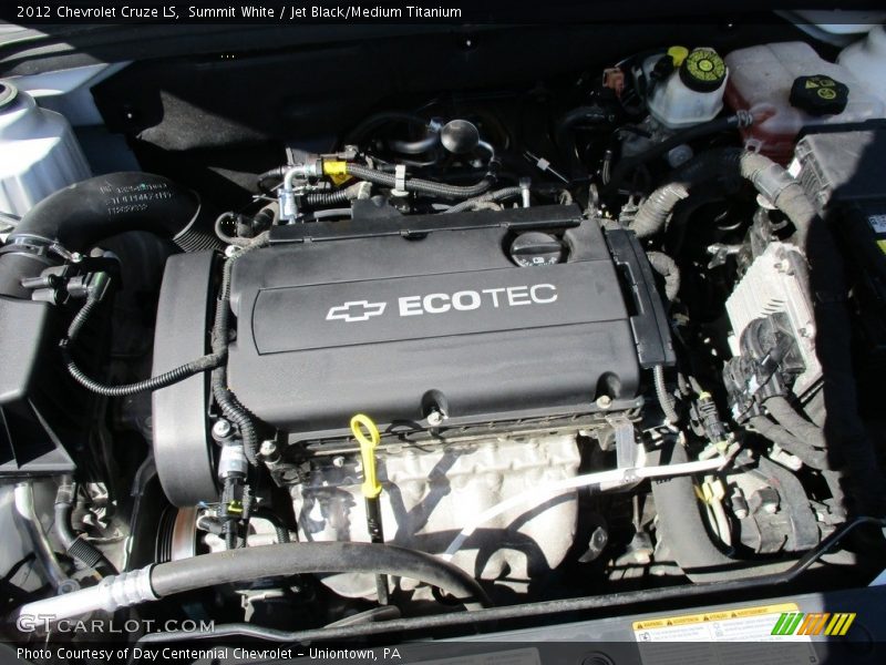 Summit White / Jet Black/Medium Titanium 2012 Chevrolet Cruze LS