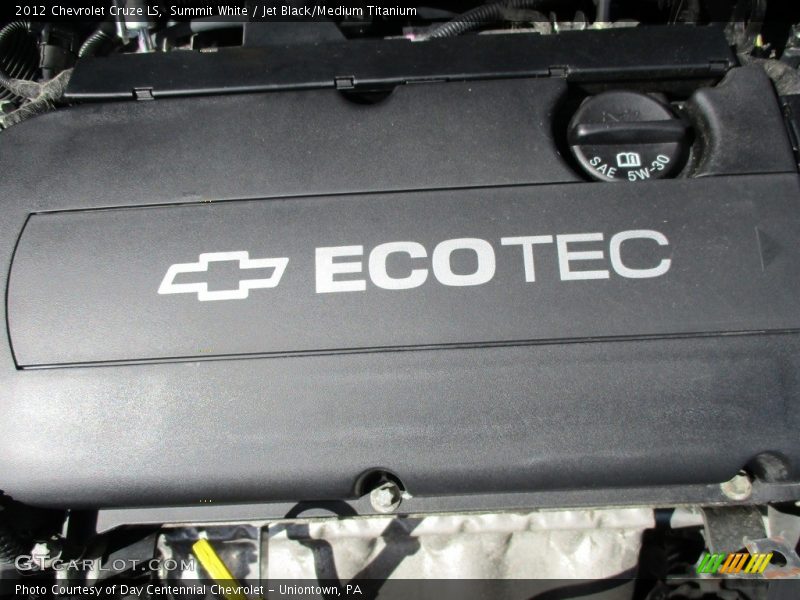 Summit White / Jet Black/Medium Titanium 2012 Chevrolet Cruze LS