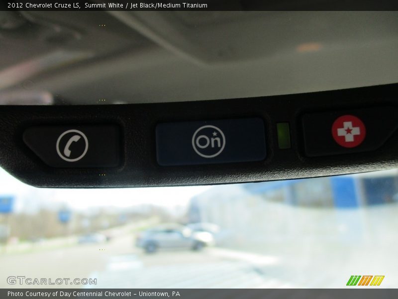 Summit White / Jet Black/Medium Titanium 2012 Chevrolet Cruze LS