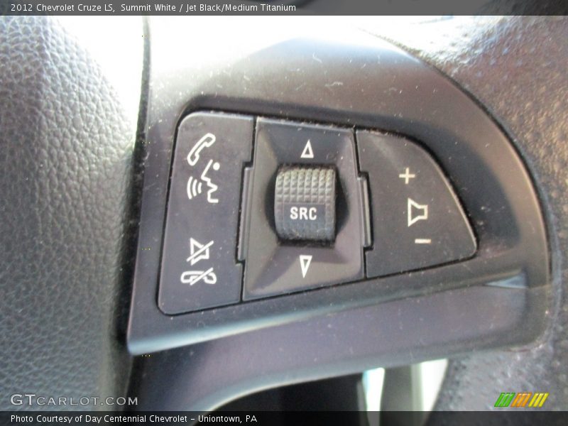 Summit White / Jet Black/Medium Titanium 2012 Chevrolet Cruze LS