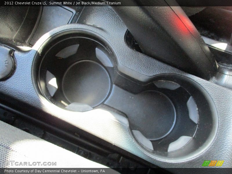 Summit White / Jet Black/Medium Titanium 2012 Chevrolet Cruze LS