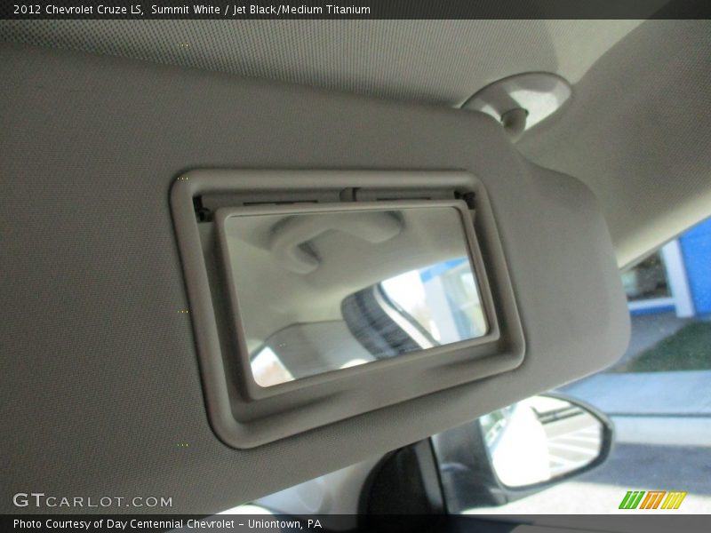 Summit White / Jet Black/Medium Titanium 2012 Chevrolet Cruze LS