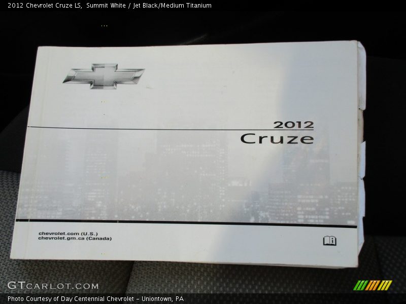 Summit White / Jet Black/Medium Titanium 2012 Chevrolet Cruze LS