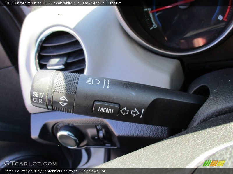 Summit White / Jet Black/Medium Titanium 2012 Chevrolet Cruze LS
