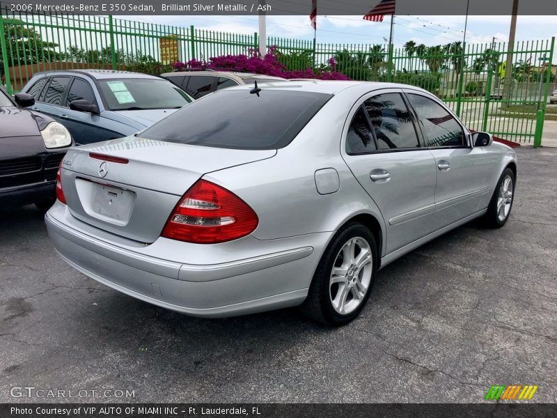 Brilliant Silver Metallic / Ash 2006 Mercedes-Benz E 350 Sedan