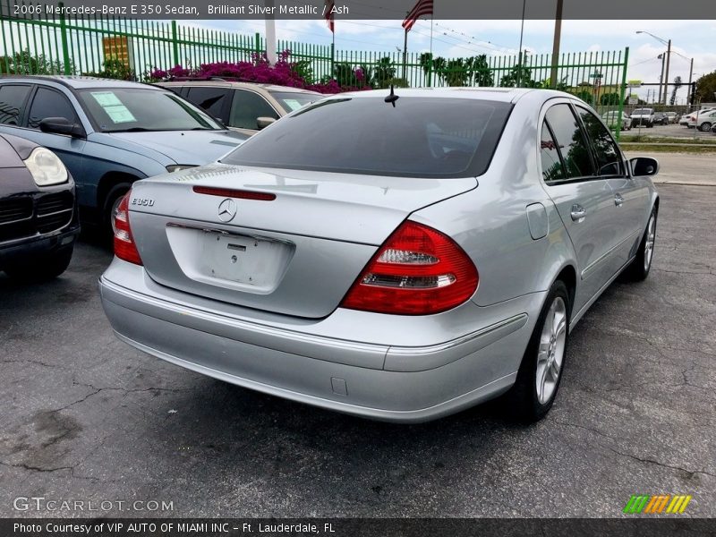 Brilliant Silver Metallic / Ash 2006 Mercedes-Benz E 350 Sedan