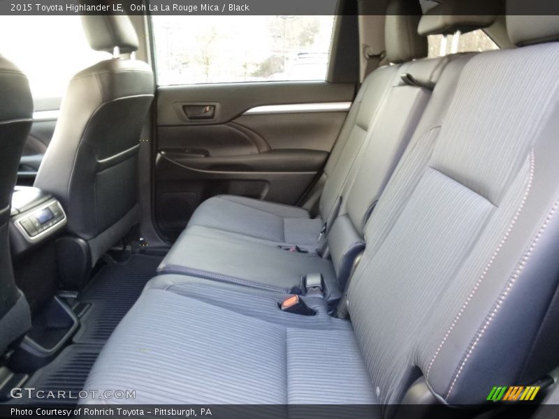 Ooh La La Rouge Mica / Black 2015 Toyota Highlander LE