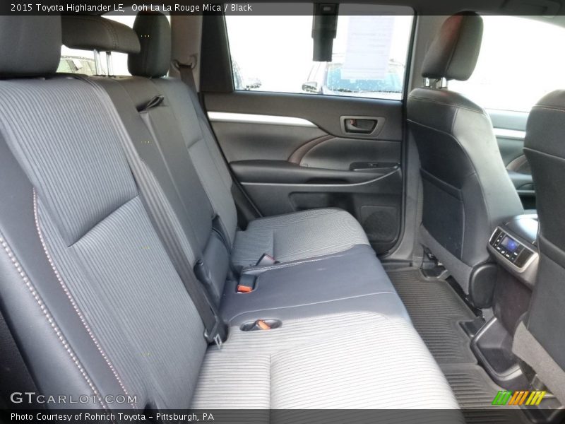 Ooh La La Rouge Mica / Black 2015 Toyota Highlander LE