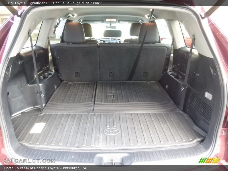 Ooh La La Rouge Mica / Black 2015 Toyota Highlander LE