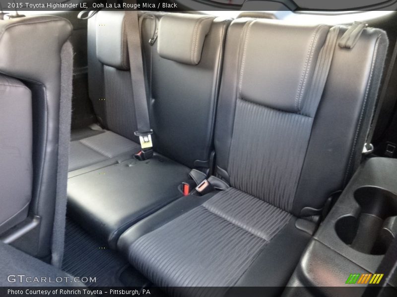 Ooh La La Rouge Mica / Black 2015 Toyota Highlander LE
