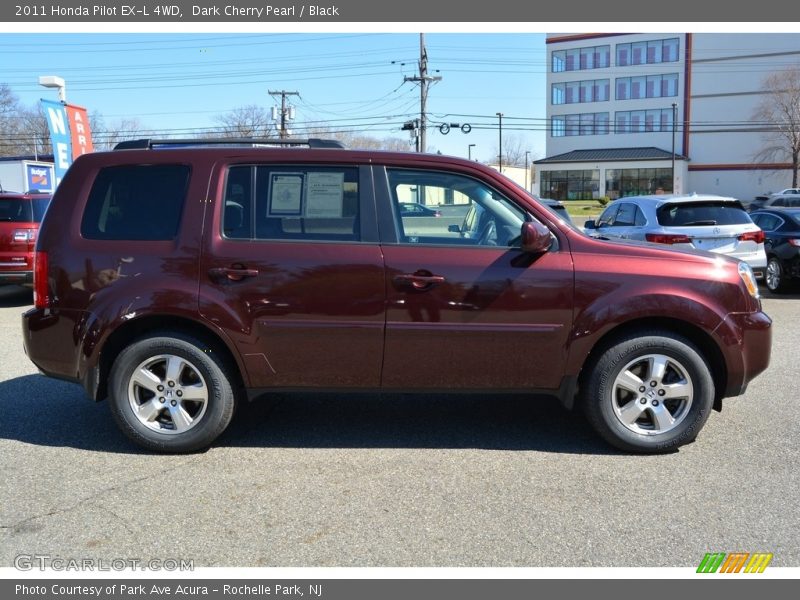 Dark Cherry Pearl / Black 2011 Honda Pilot EX-L 4WD