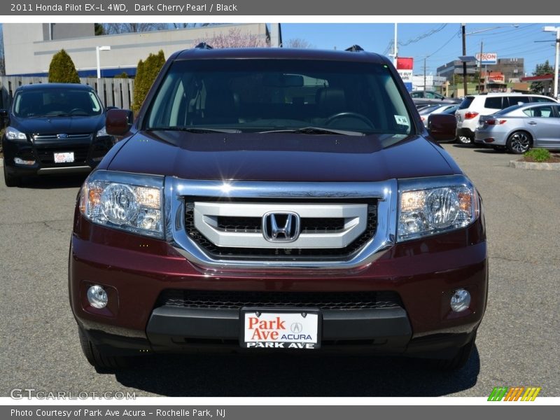 Dark Cherry Pearl / Black 2011 Honda Pilot EX-L 4WD