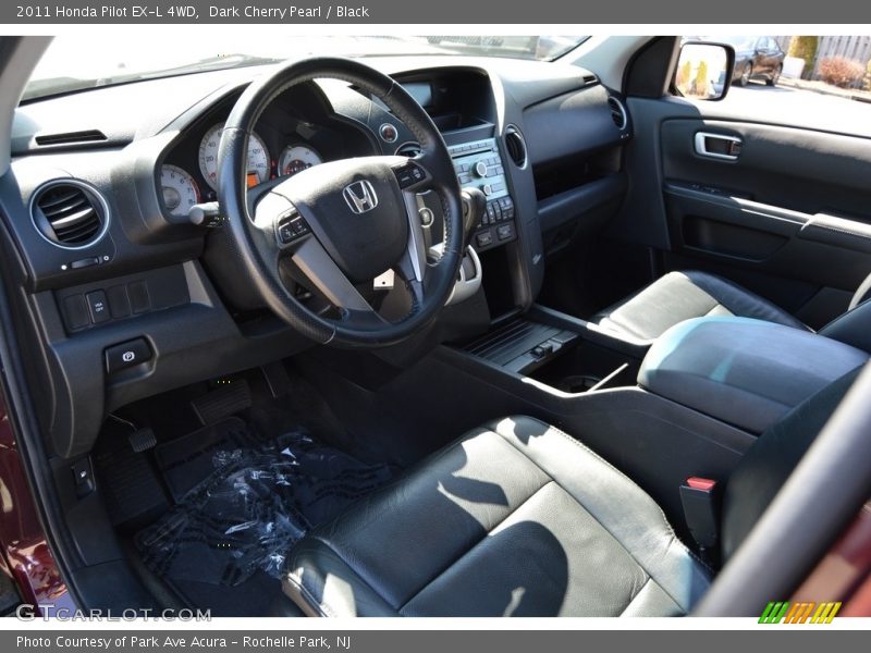 Dark Cherry Pearl / Black 2011 Honda Pilot EX-L 4WD