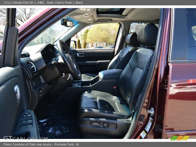 Dark Cherry Pearl / Black 2011 Honda Pilot EX-L 4WD