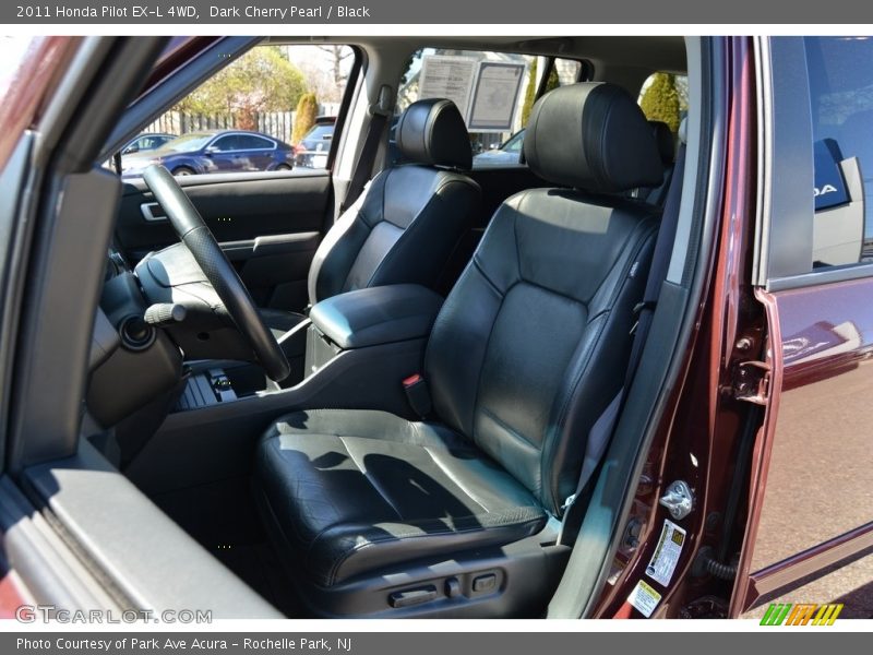 Dark Cherry Pearl / Black 2011 Honda Pilot EX-L 4WD