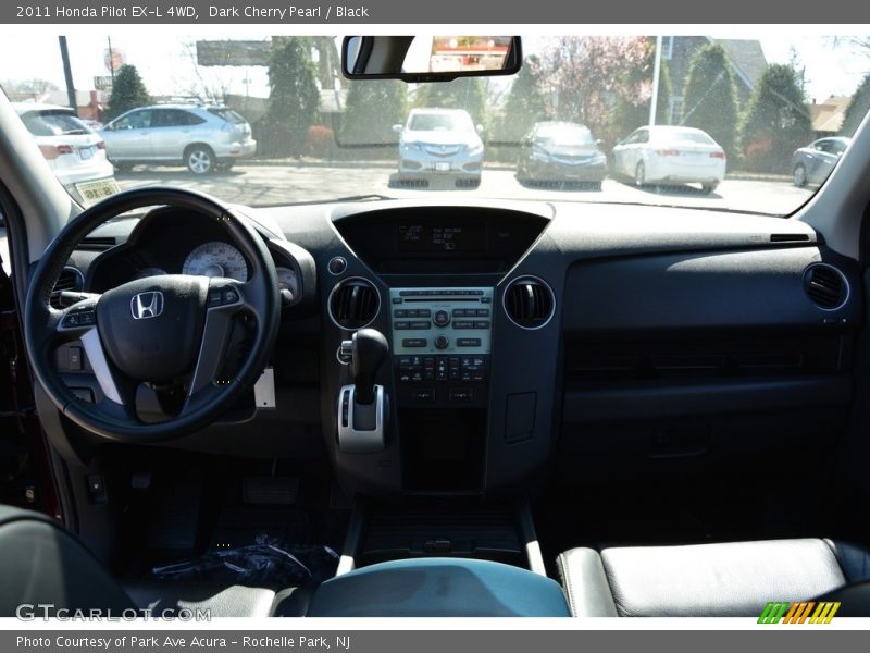 Dark Cherry Pearl / Black 2011 Honda Pilot EX-L 4WD