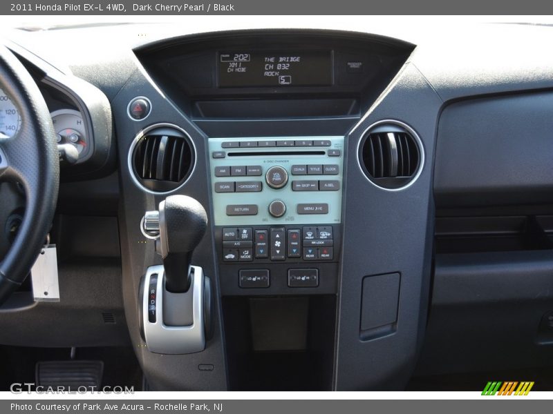 Dark Cherry Pearl / Black 2011 Honda Pilot EX-L 4WD