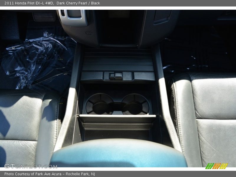 Dark Cherry Pearl / Black 2011 Honda Pilot EX-L 4WD