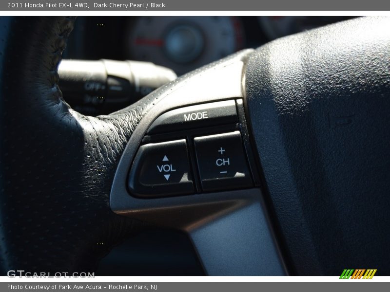 Dark Cherry Pearl / Black 2011 Honda Pilot EX-L 4WD