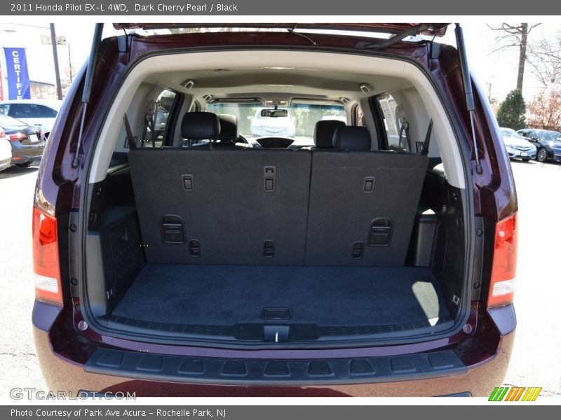 Dark Cherry Pearl / Black 2011 Honda Pilot EX-L 4WD