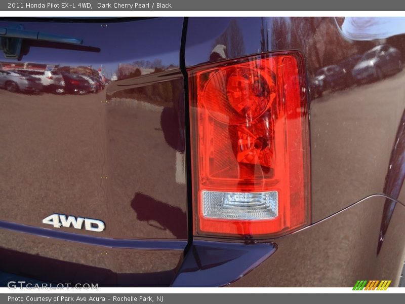 Dark Cherry Pearl / Black 2011 Honda Pilot EX-L 4WD