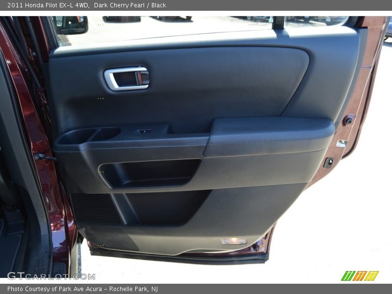 Dark Cherry Pearl / Black 2011 Honda Pilot EX-L 4WD