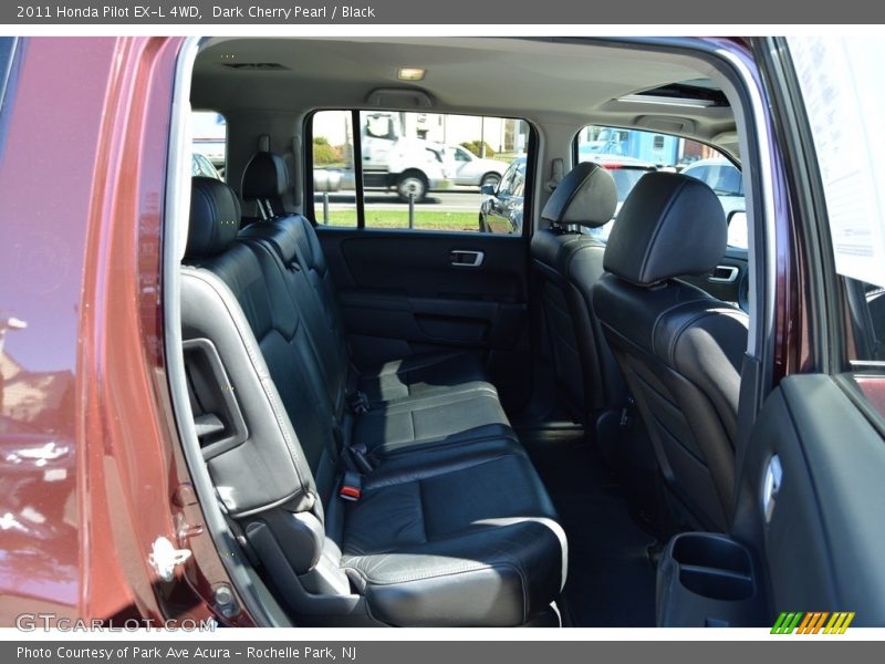 Dark Cherry Pearl / Black 2011 Honda Pilot EX-L 4WD