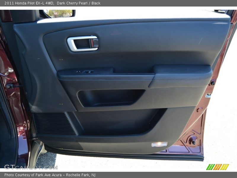 Dark Cherry Pearl / Black 2011 Honda Pilot EX-L 4WD