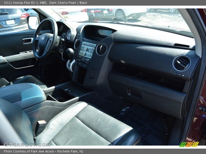 Dark Cherry Pearl / Black 2011 Honda Pilot EX-L 4WD