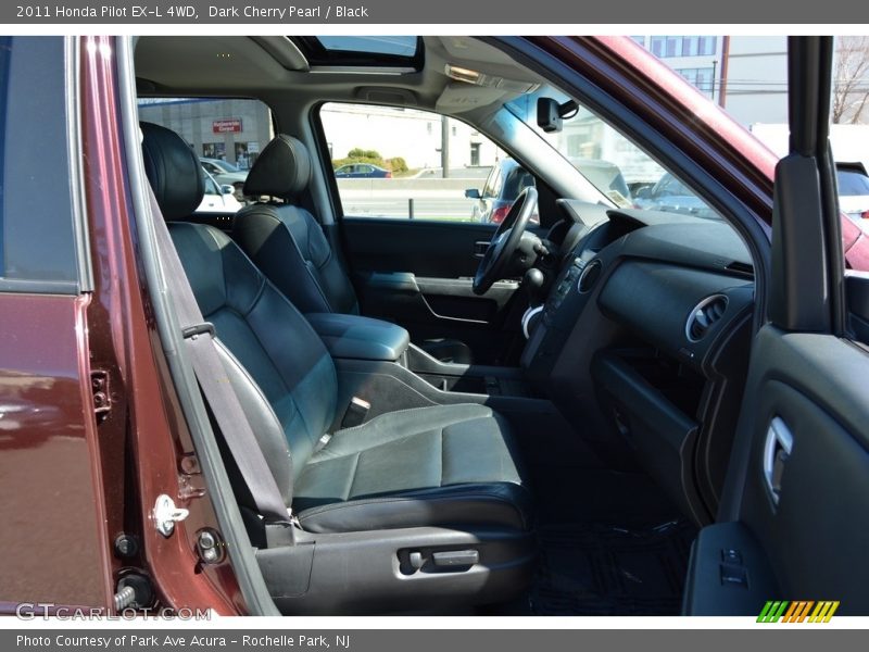 Dark Cherry Pearl / Black 2011 Honda Pilot EX-L 4WD