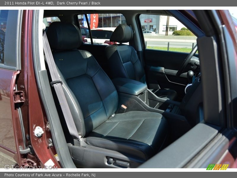 Dark Cherry Pearl / Black 2011 Honda Pilot EX-L 4WD