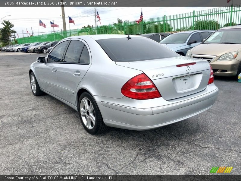 Brilliant Silver Metallic / Ash 2006 Mercedes-Benz E 350 Sedan