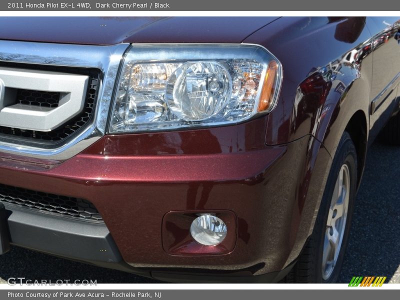 Dark Cherry Pearl / Black 2011 Honda Pilot EX-L 4WD