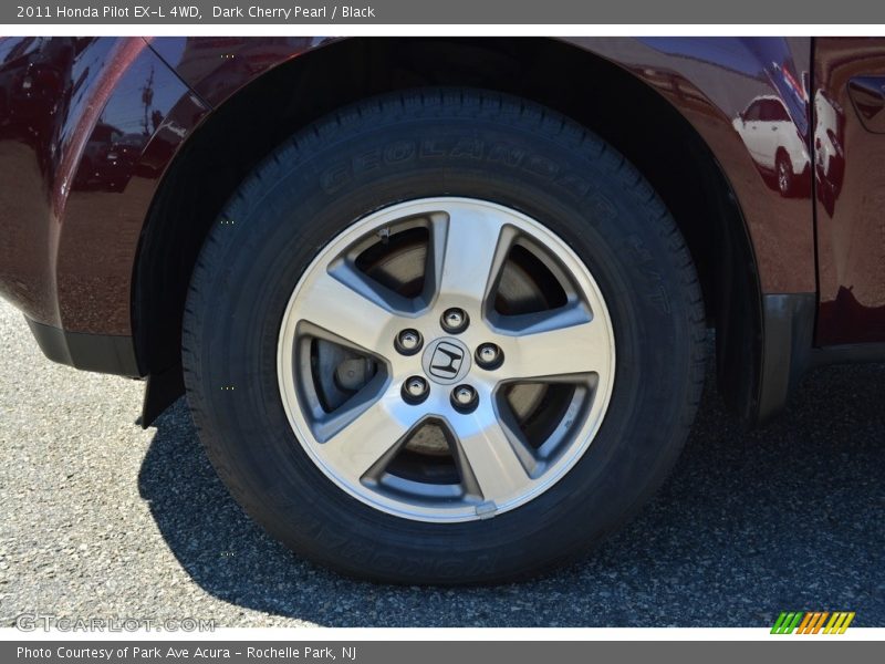 Dark Cherry Pearl / Black 2011 Honda Pilot EX-L 4WD