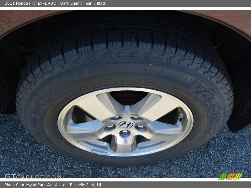 Dark Cherry Pearl / Black 2011 Honda Pilot EX-L 4WD