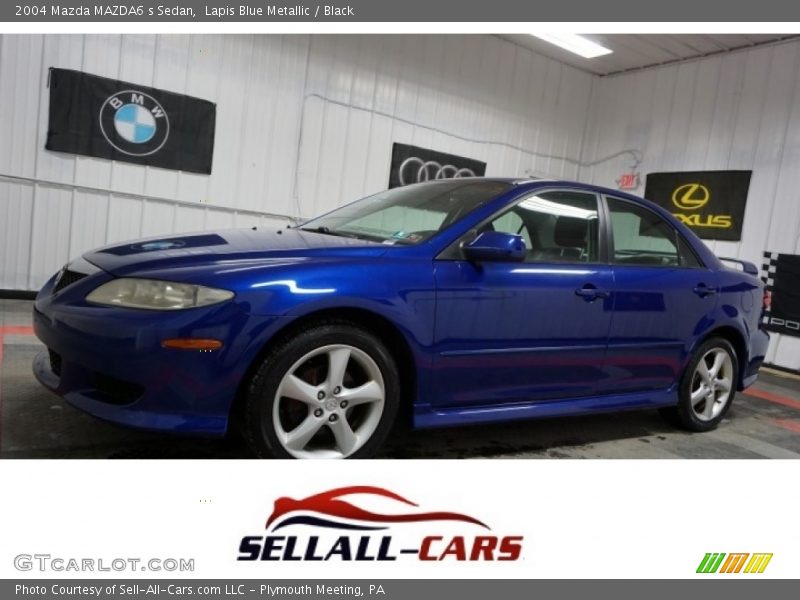 Lapis Blue Metallic / Black 2004 Mazda MAZDA6 s Sedan
