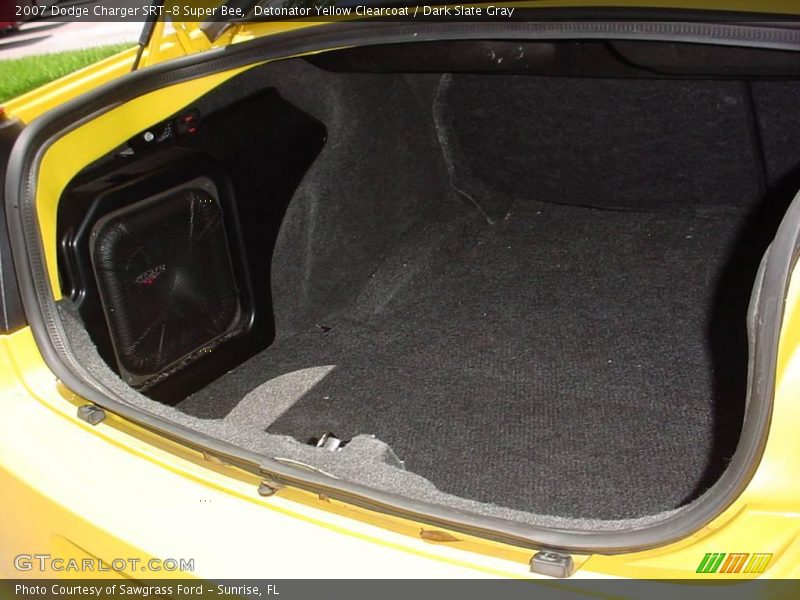 Detonator Yellow Clearcoat / Dark Slate Gray 2007 Dodge Charger SRT-8 Super Bee