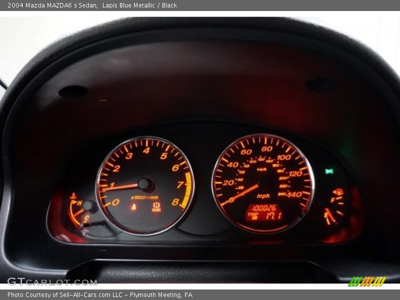 Lapis Blue Metallic / Black 2004 Mazda MAZDA6 s Sedan