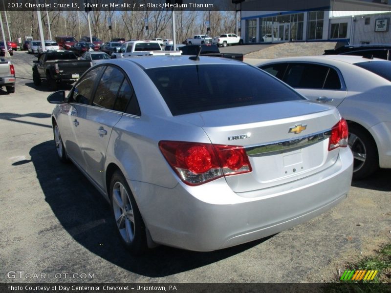 Silver Ice Metallic / Jet Black/Medium Titanium 2012 Chevrolet Cruze LS