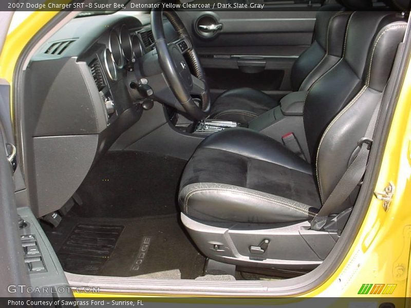 Detonator Yellow Clearcoat / Dark Slate Gray 2007 Dodge Charger SRT-8 Super Bee