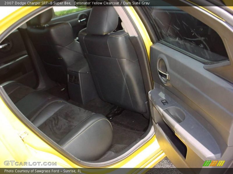 Detonator Yellow Clearcoat / Dark Slate Gray 2007 Dodge Charger SRT-8 Super Bee