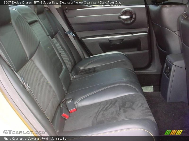 Detonator Yellow Clearcoat / Dark Slate Gray 2007 Dodge Charger SRT-8 Super Bee