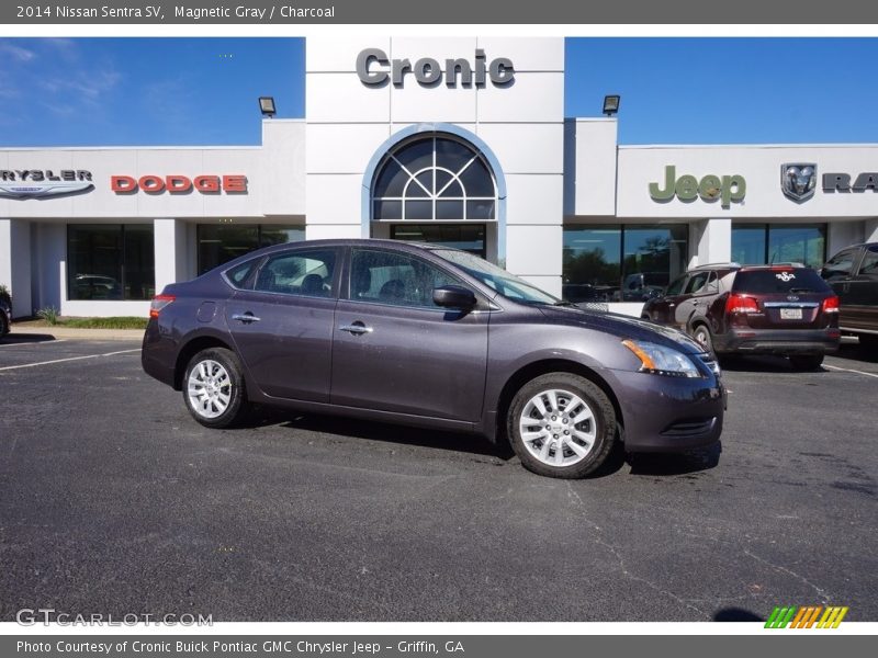 Magnetic Gray / Charcoal 2014 Nissan Sentra SV